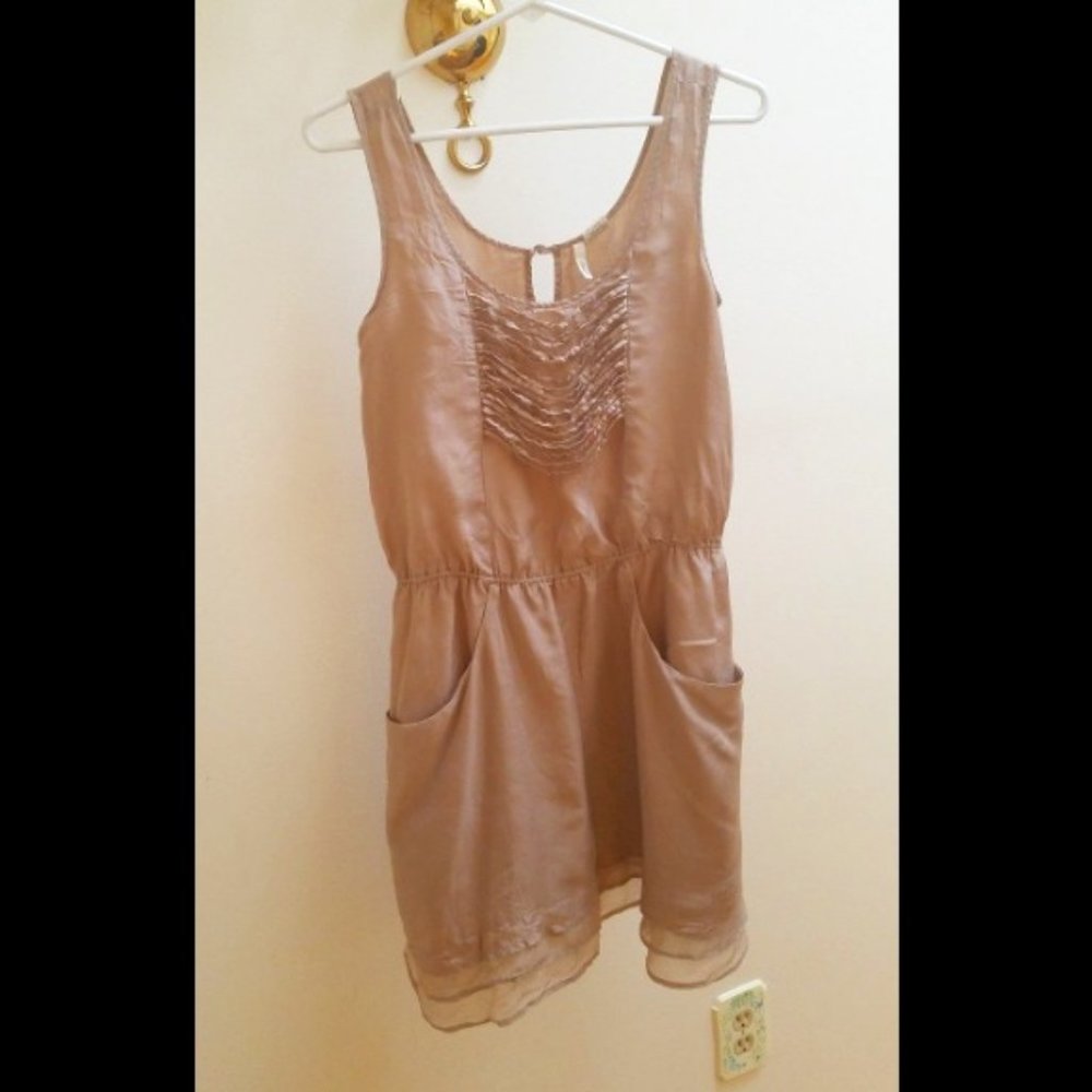 Covet 100% silk dress with pockets XS